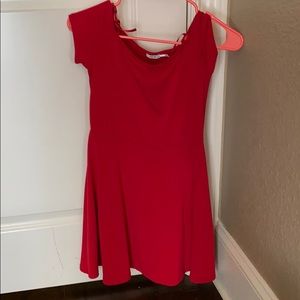 Red skater dress from urban outfitters